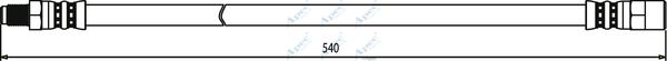 APEC BRAKING Тормозной шланг HOS3483